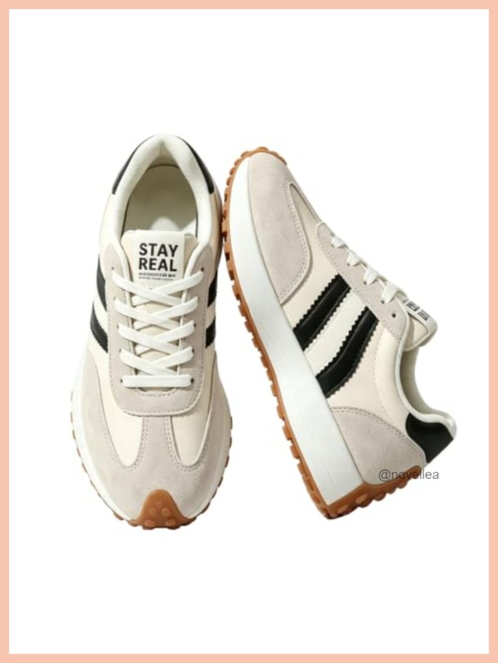 Women's Faux Suede Retro Fashion Sneakers Comfortable Walking Shoes